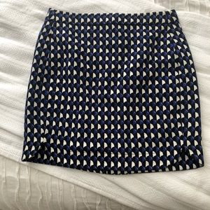 J. Crew Geometric Patterned Skirt